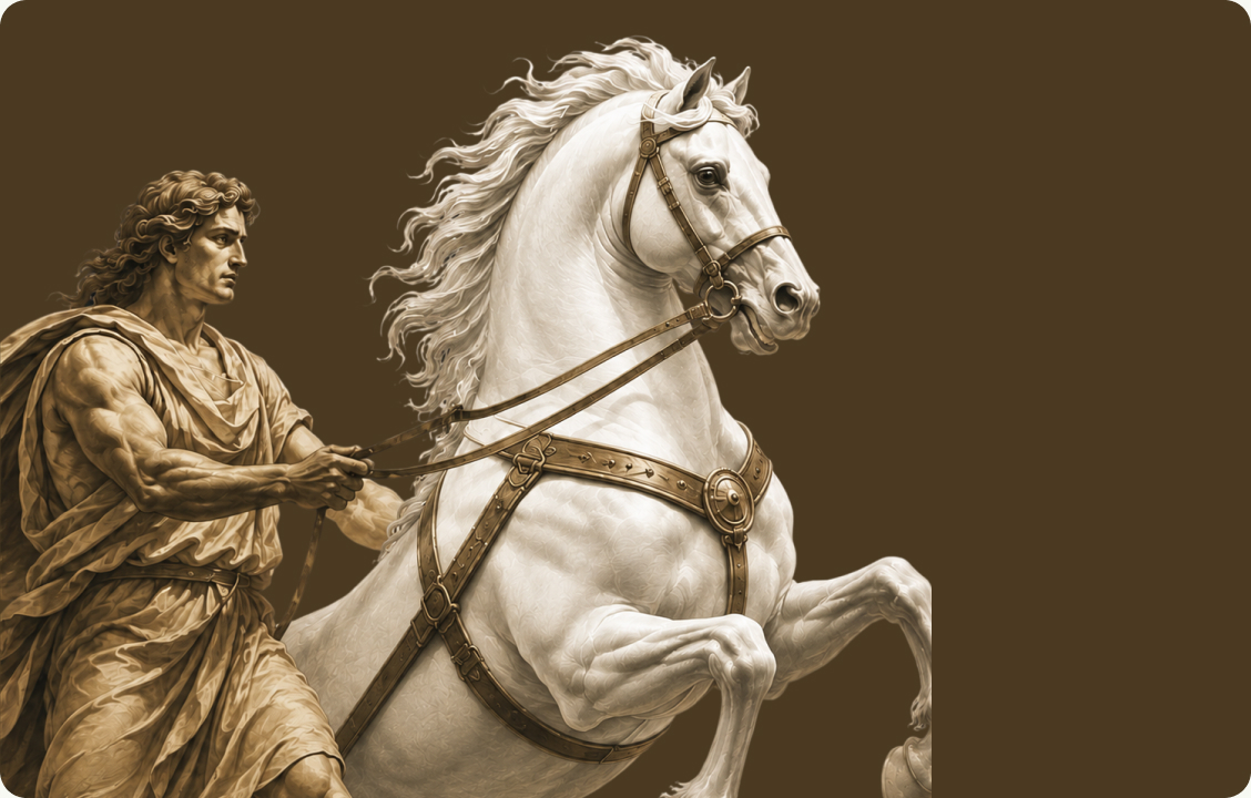 We looked at how holding companies and family offices present themselves and found most rely on cold stock imagery. The name Thymos, the ancient Greek word for spiritedness and courage, gave us a stronger story: spiritedness, courage and resolve.