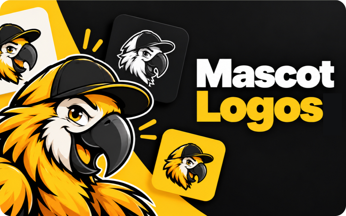 Mascot logos: 12 famous examples, types and when they work