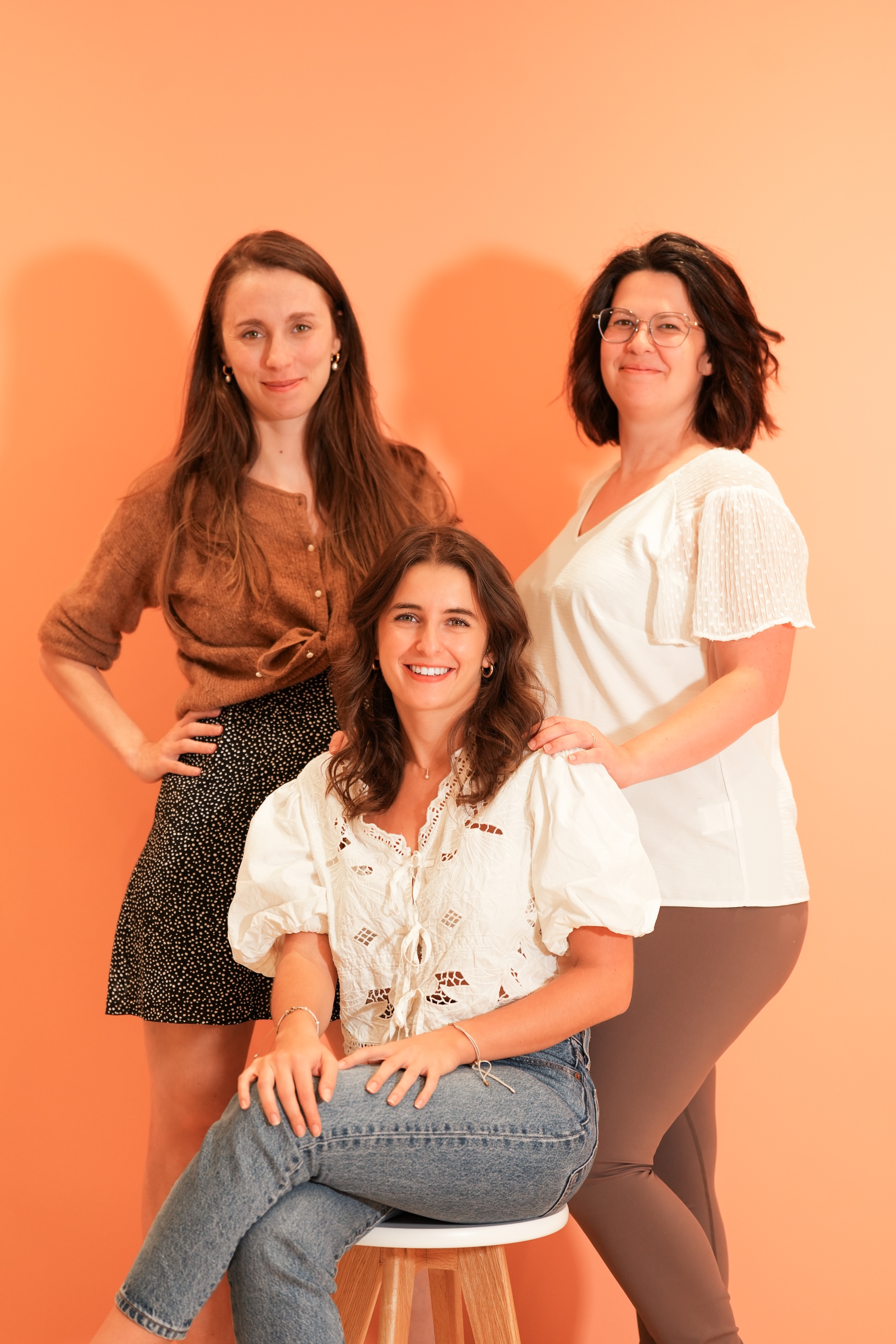Ysée, Axelle et Mélanie, les trois sages-femmes du cabinet Melysea à Trévoux
