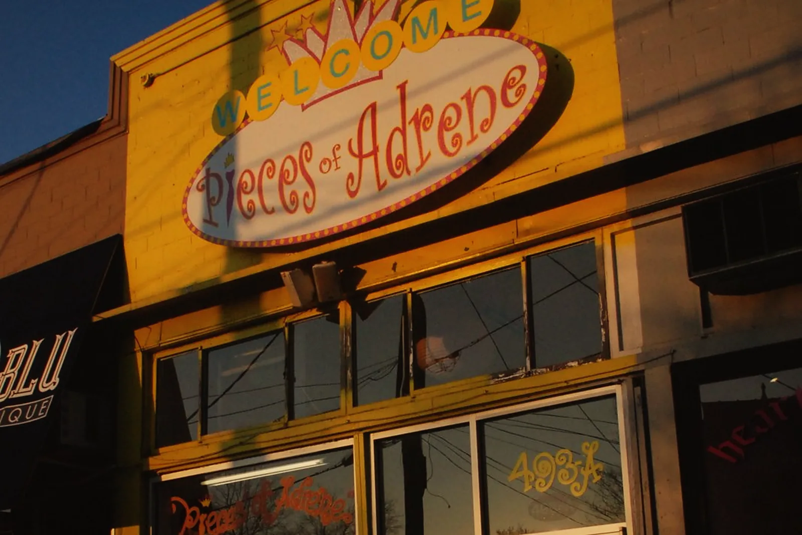 A colorful storefront on a street in East Atlanta Village