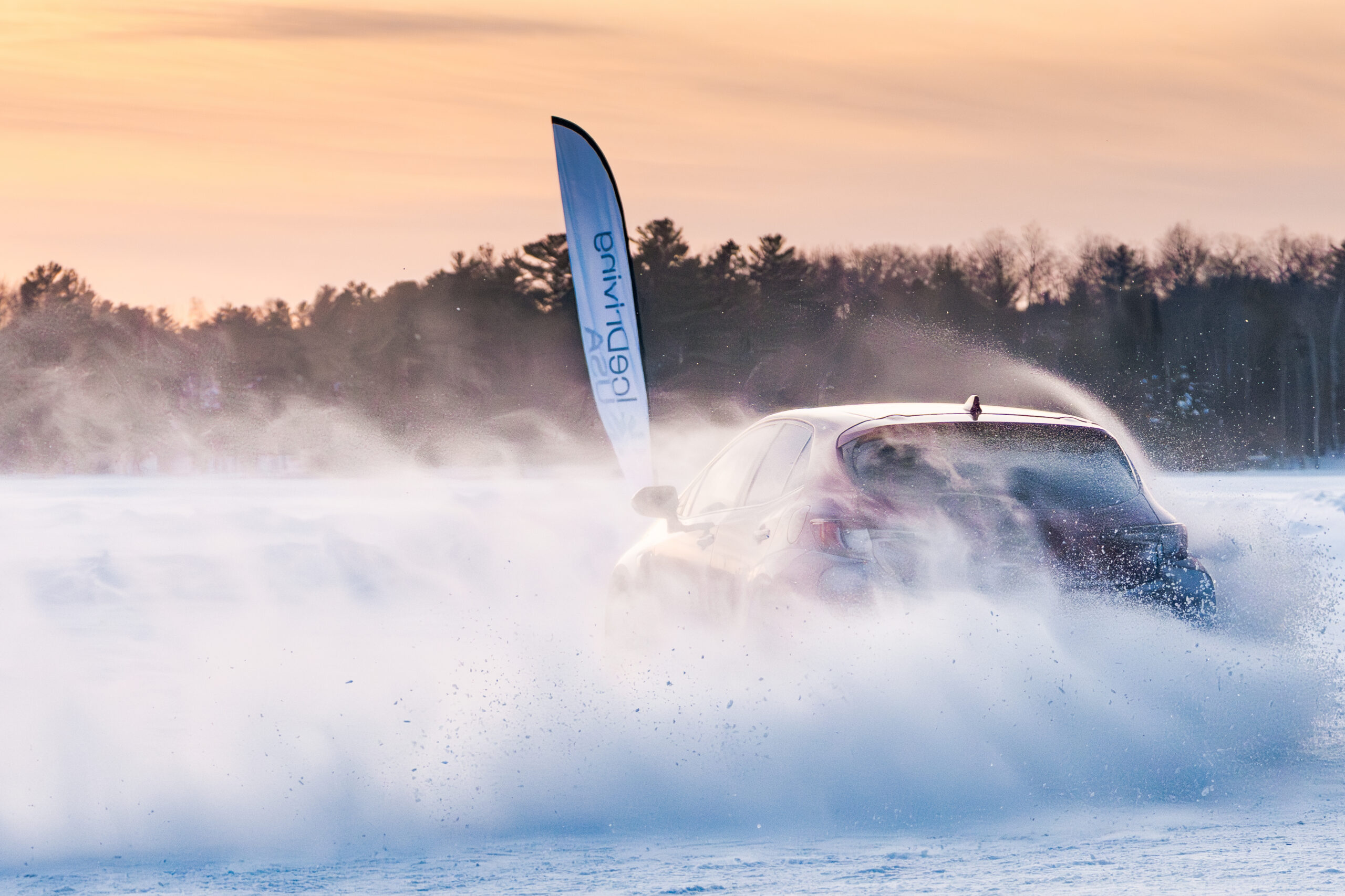 rent ice track for driving experience
