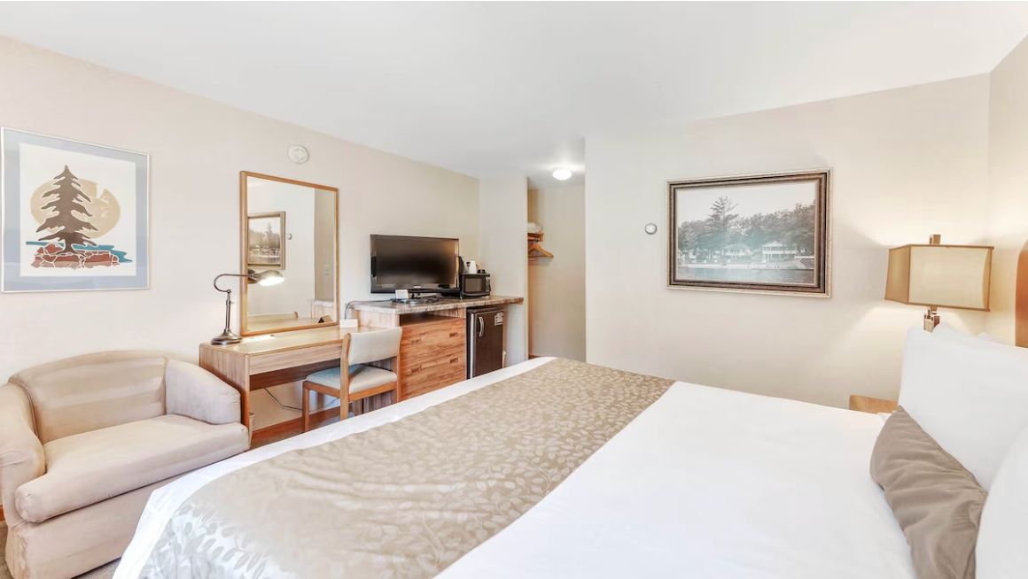 exclusive ice driving experience hotel room