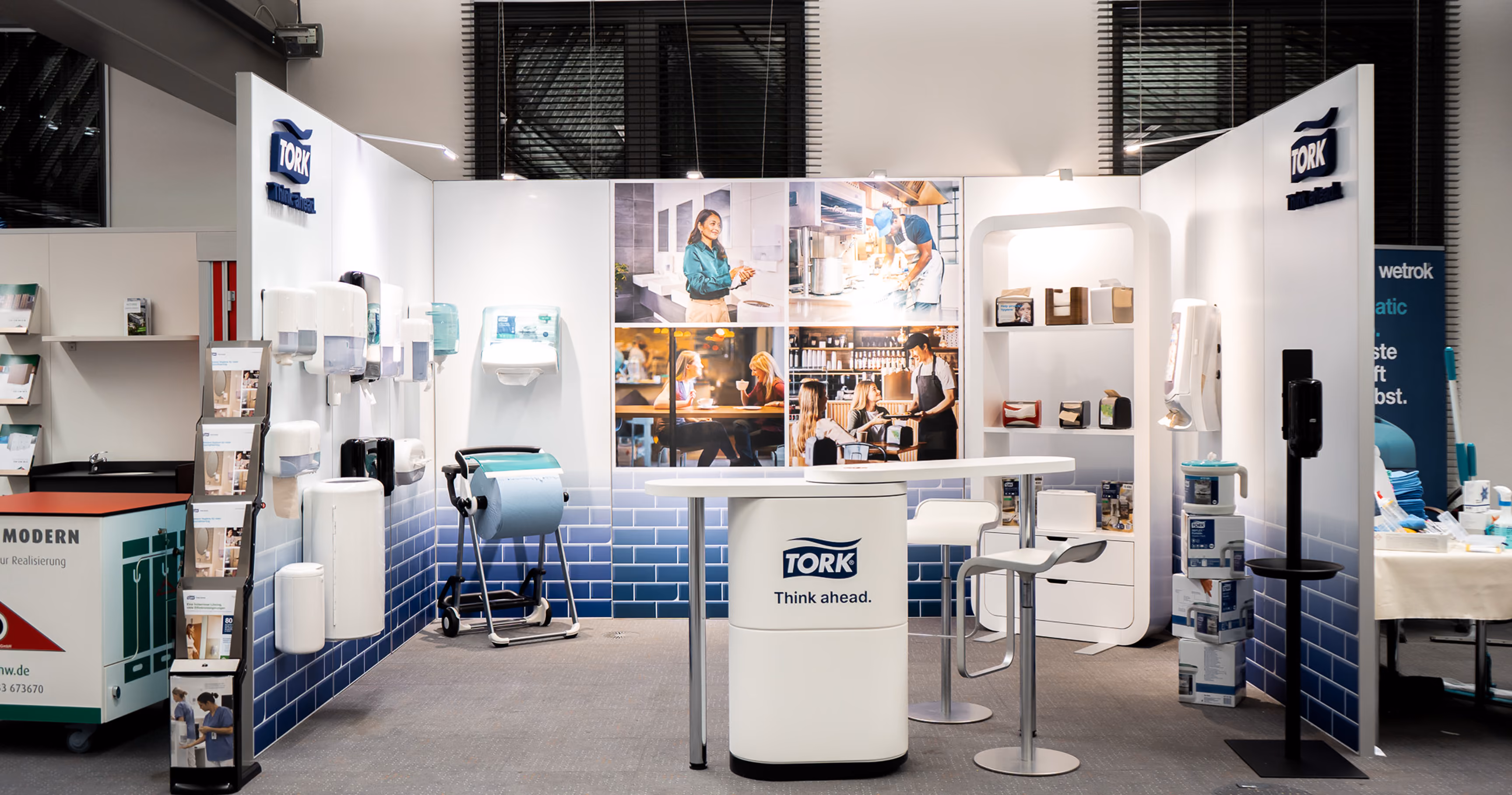 Messestand für Essity/Tork