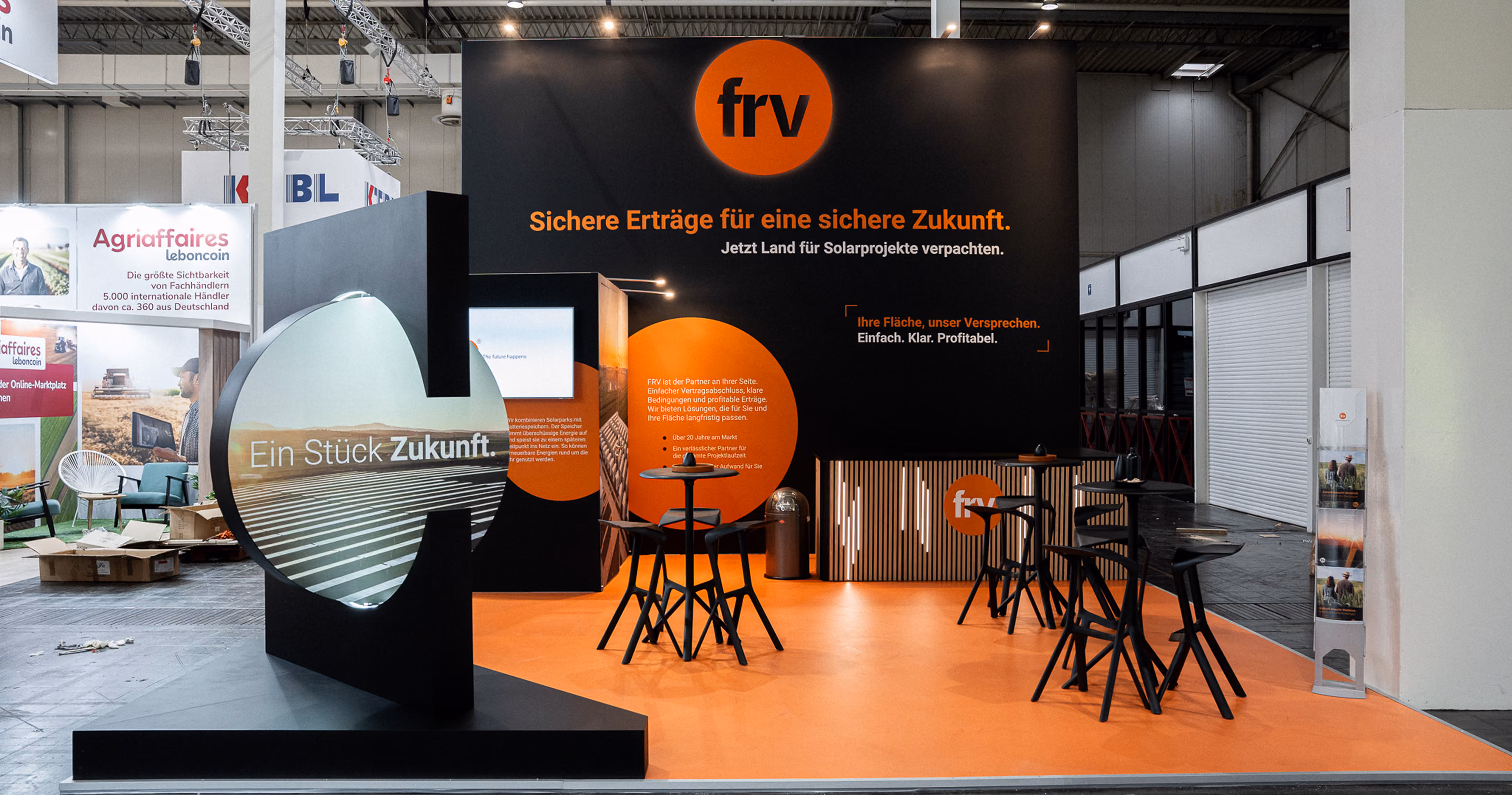 Messestand für FRV