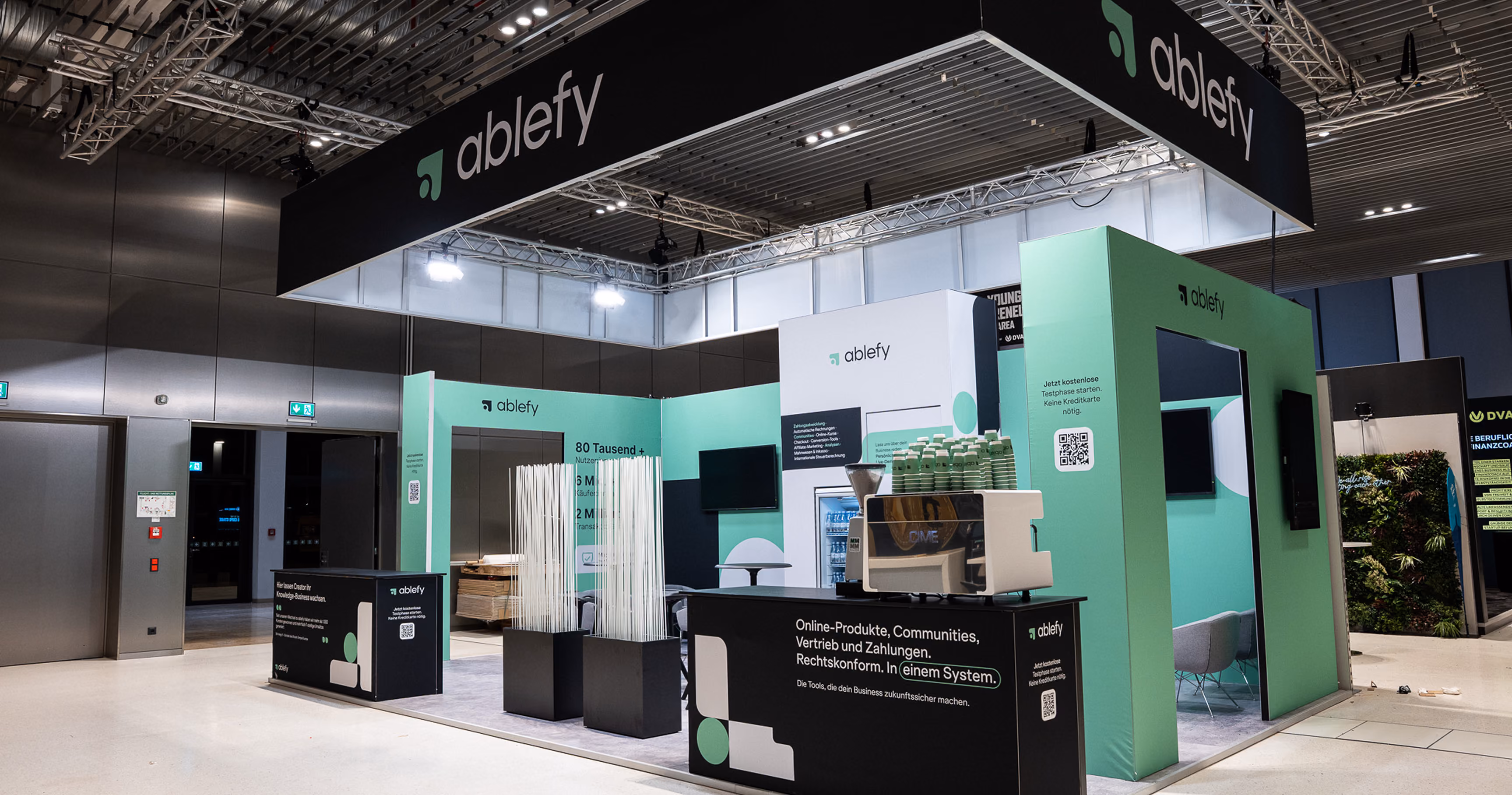 Messestand für Ablefy