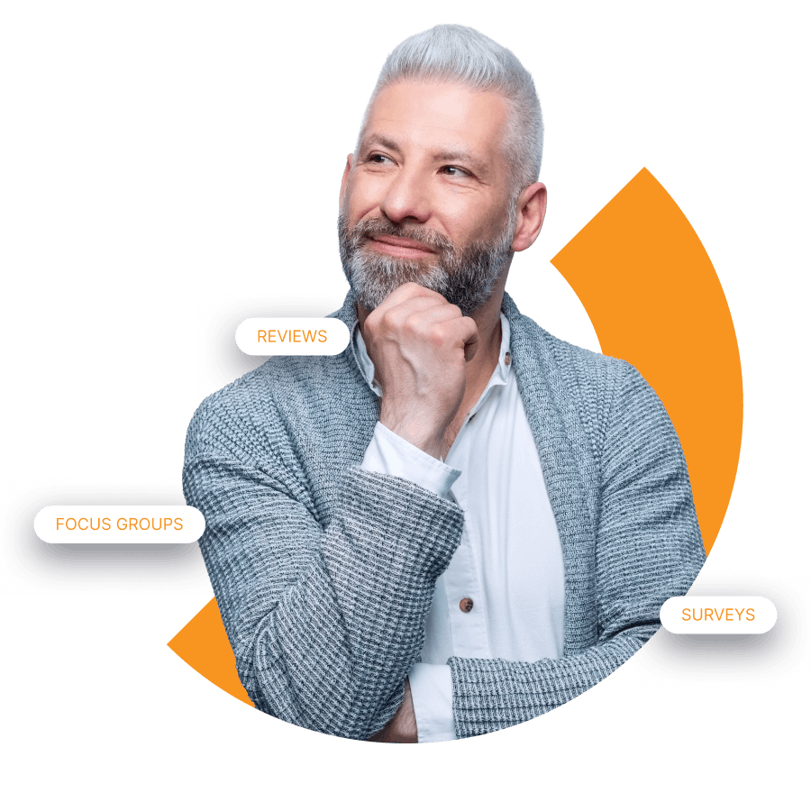 Illustration representing Proinsight's consumer research service