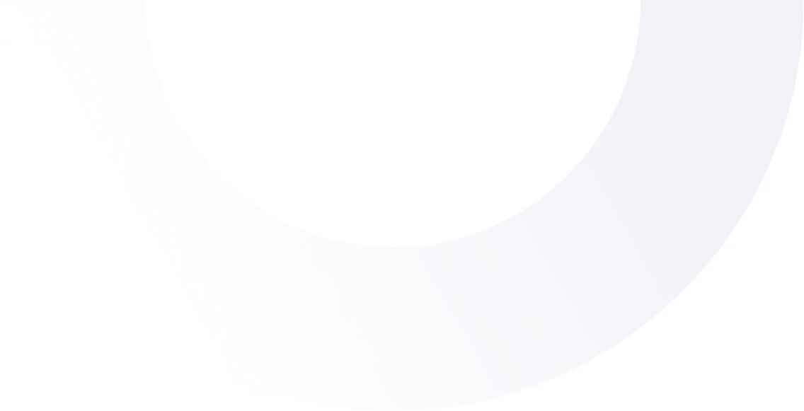 Decorative smile-shaped gradient graphic