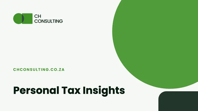 CH Consulting blog header reading Personal Tax Insights