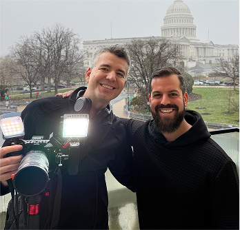 Rescue Media production crew on set