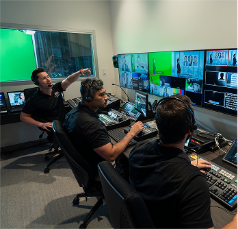 Rescue Media production crew on set