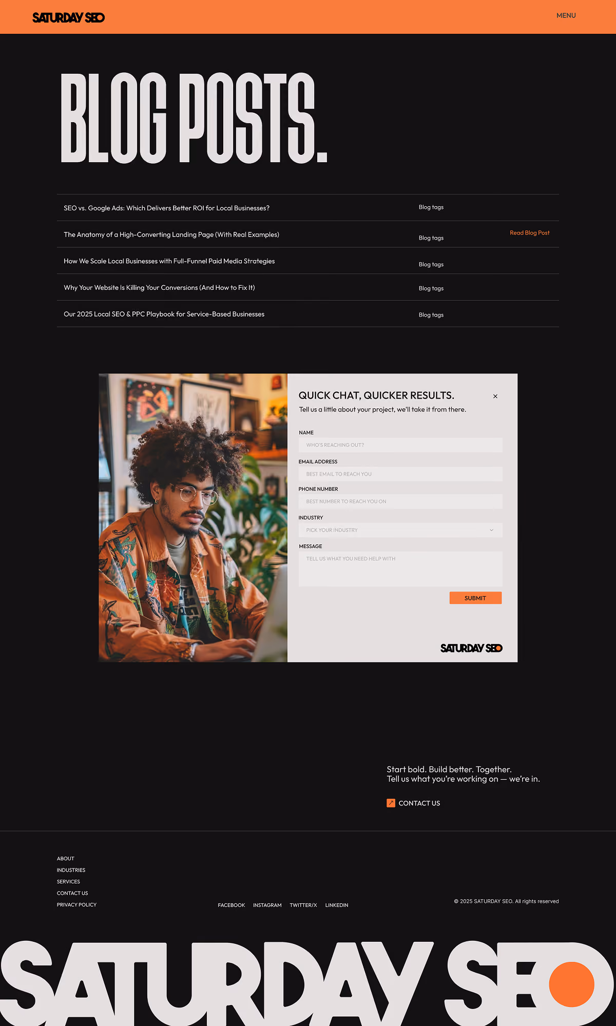 Saturday SEO 3