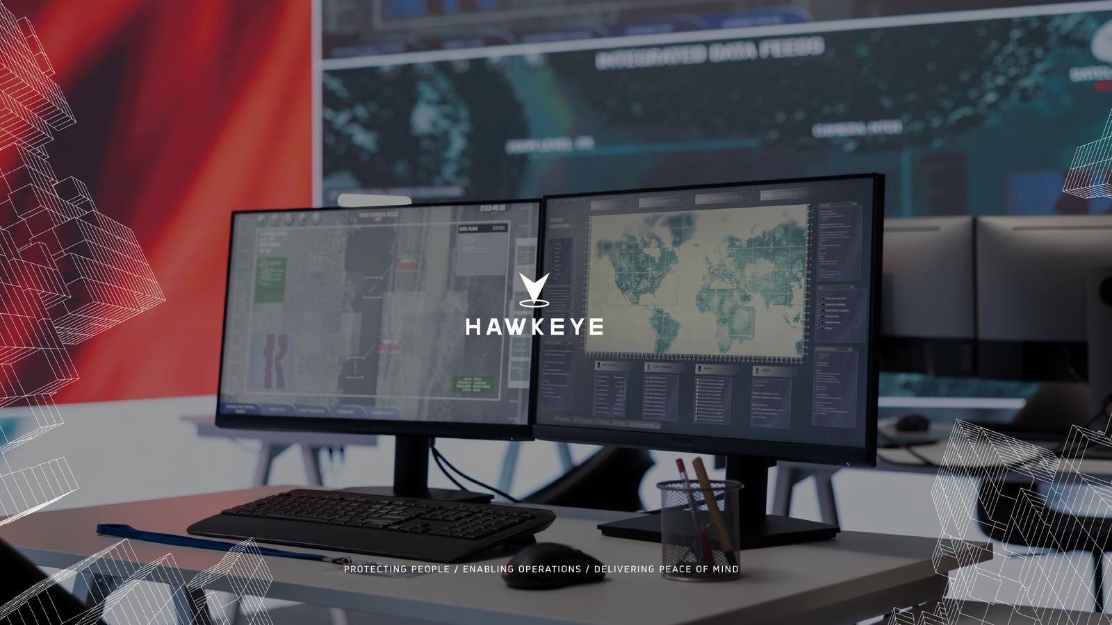 The new Hawkeye mark on a monitor in an operations room
