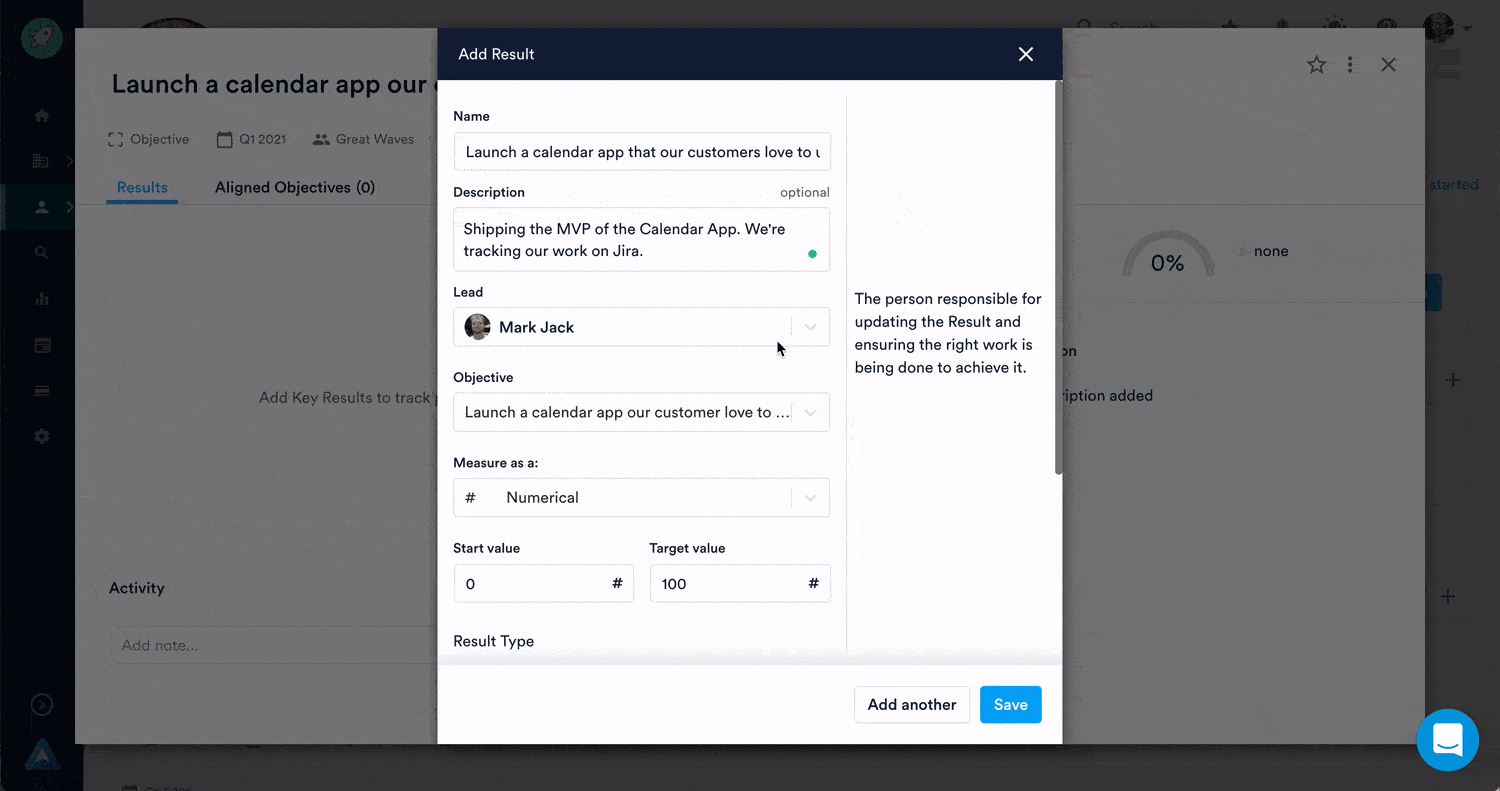 Sync an Initiative with Jira