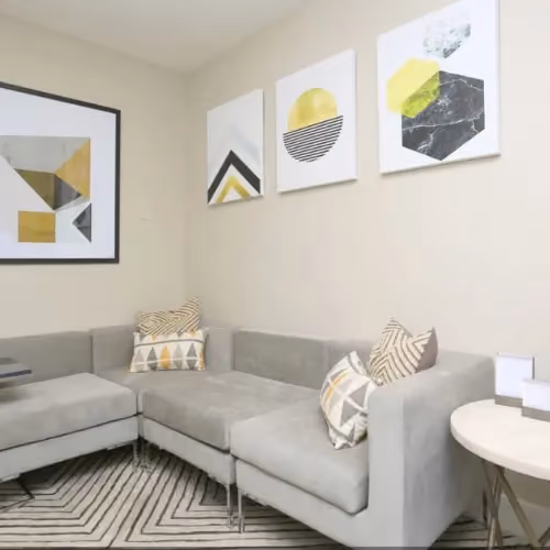 Furnished living room