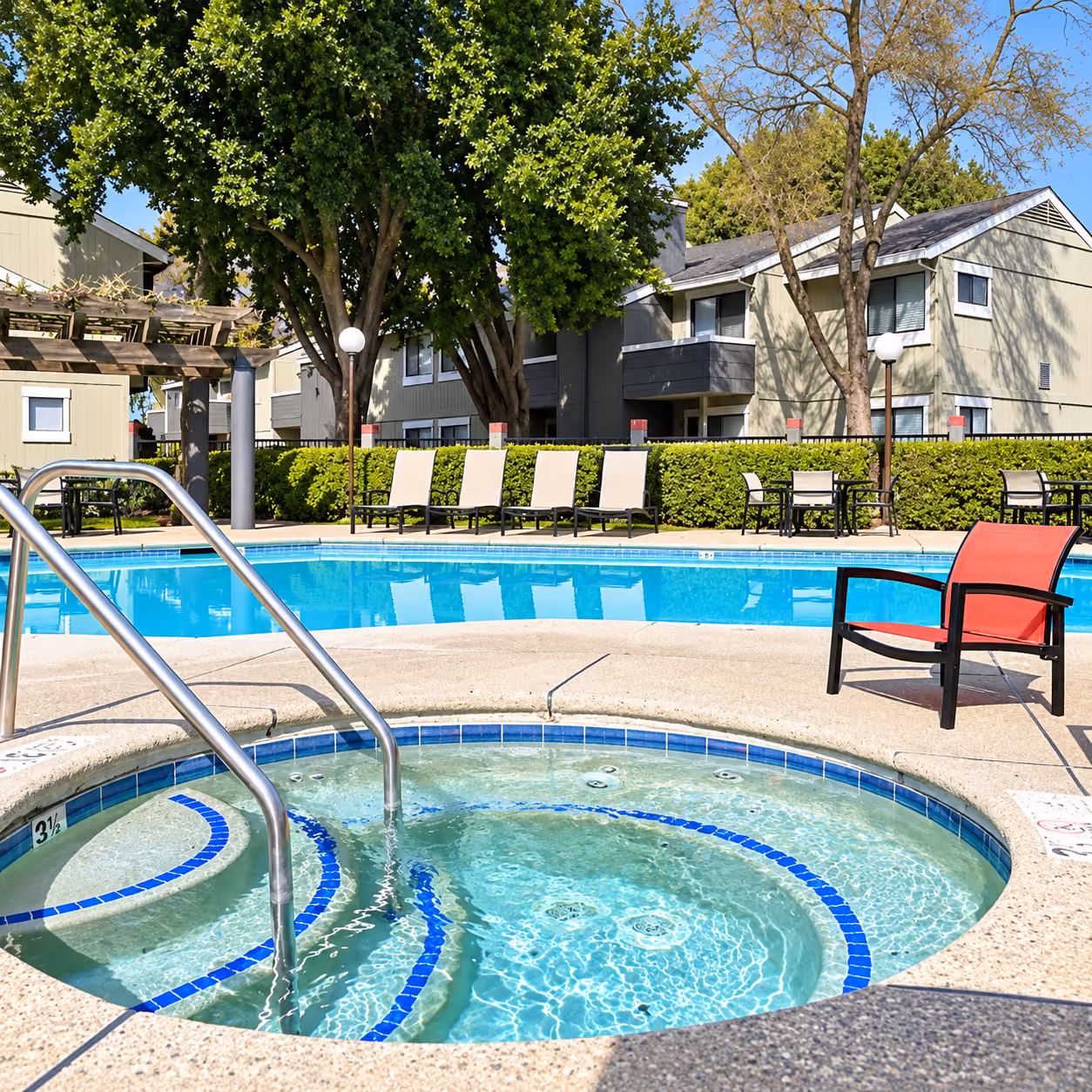 Pool and spa
