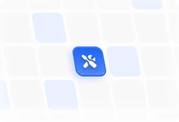 Tools icon on a calendar grid
