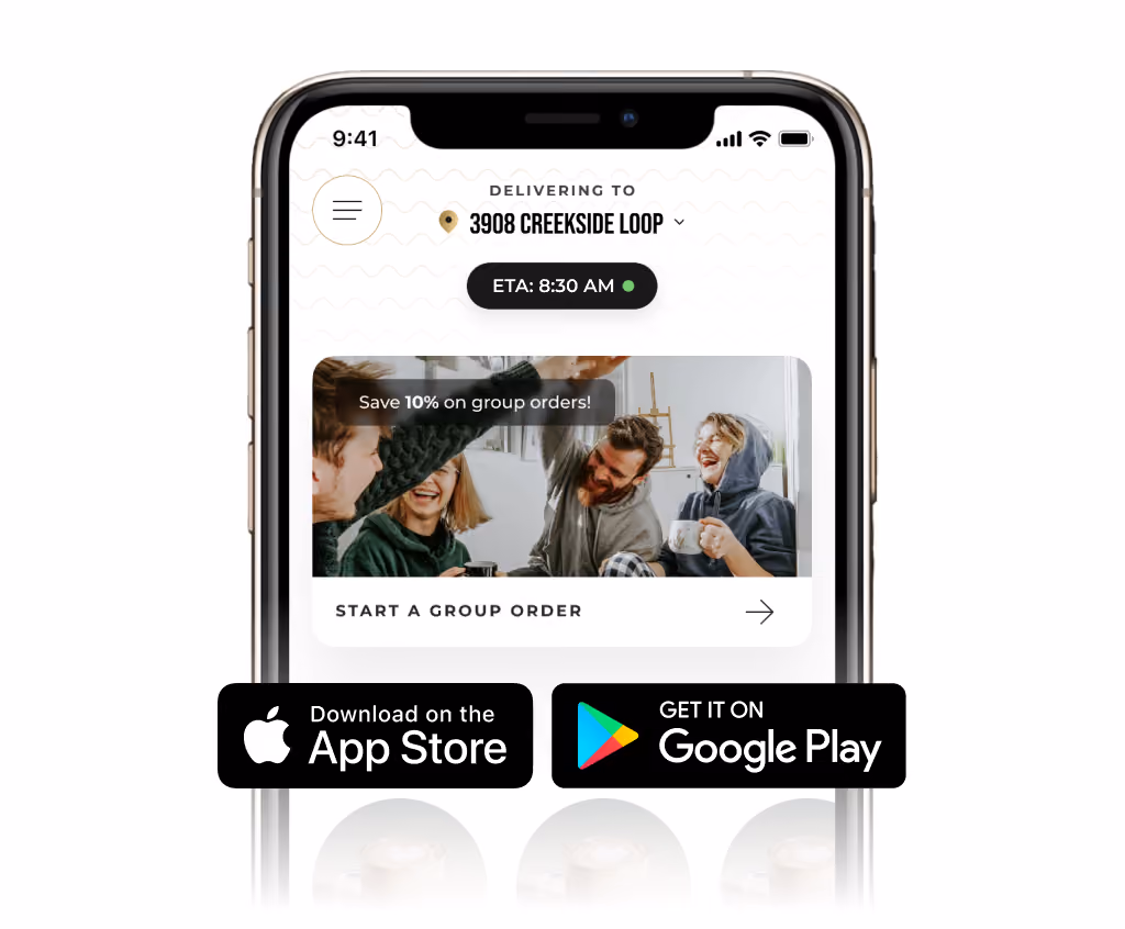 The CoffeeNow app