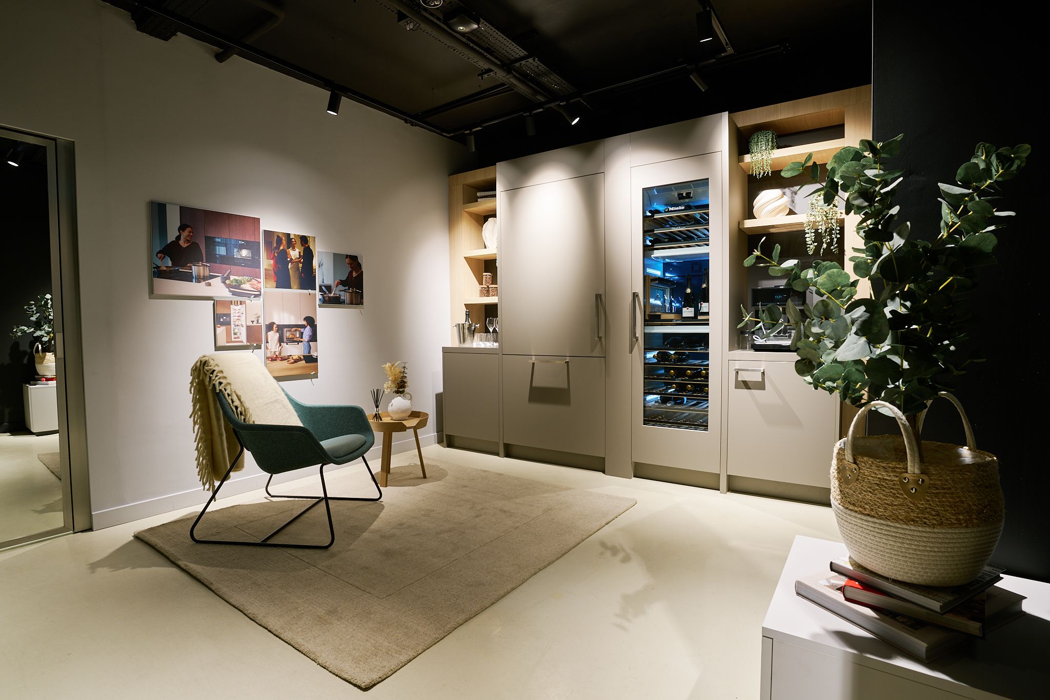 Utility room showroom at the new Miele Wigmore Experience Centre, London. THE GOODS reports.