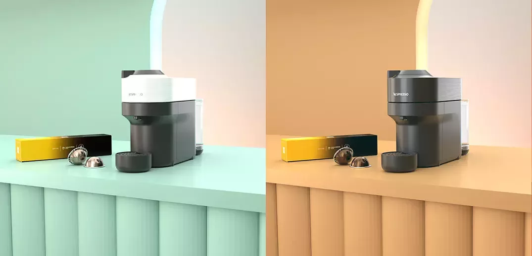 Nestle's Nespresso Machines side by side digital twins 