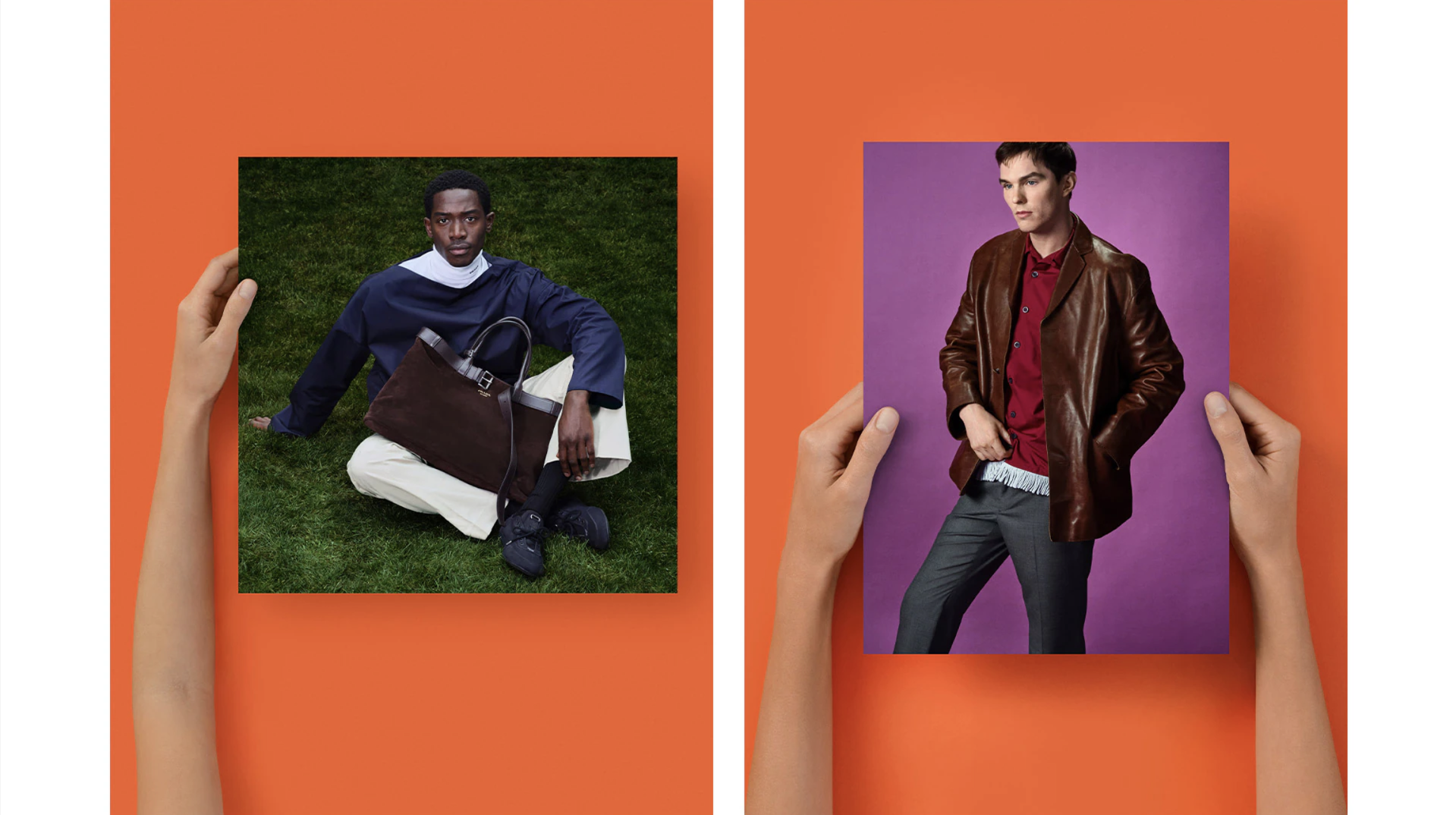 Nicholas Holt in Prada Spring/Summer 2026 campaign (Image: Anne Collier)