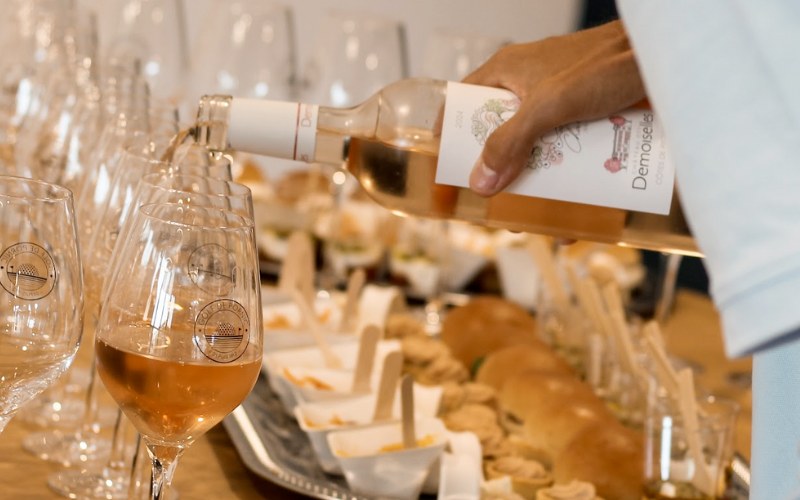 Cocktail lors d’un événement au Golf de Pornic