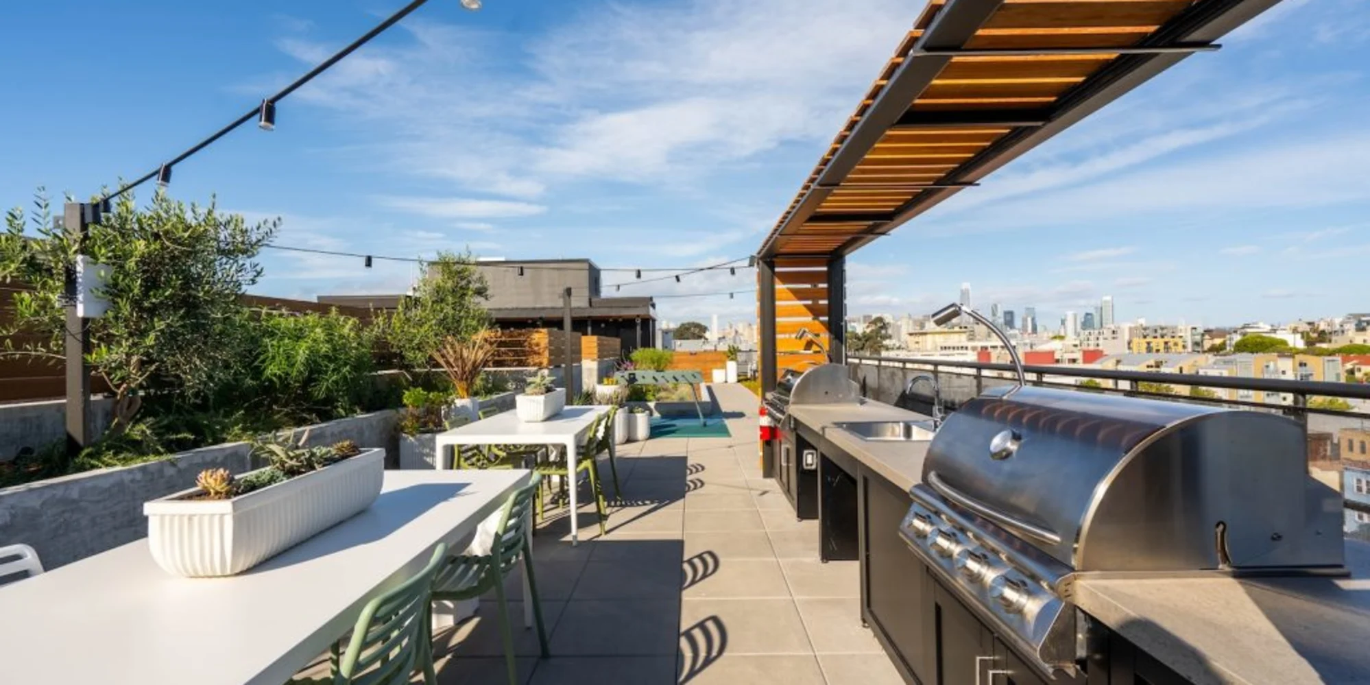 Outside BBQ area