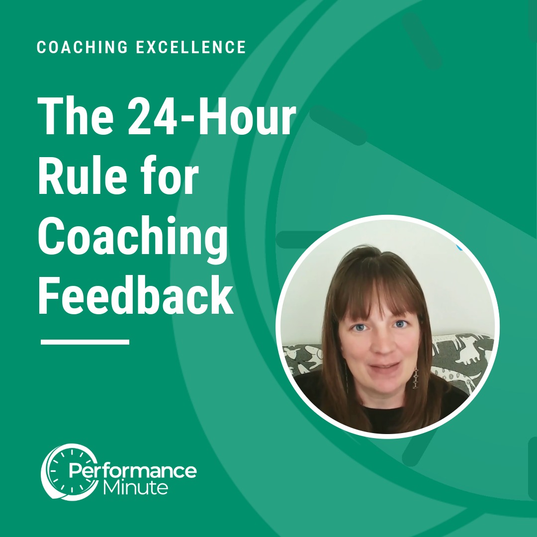 The 24-Hour Rule for Sales Coaching Feedback (Using AI)