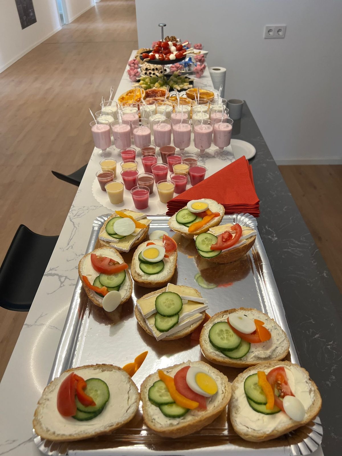 Frühstücksbuffet beim Netzwerktreffen im Rheinländer Business Center