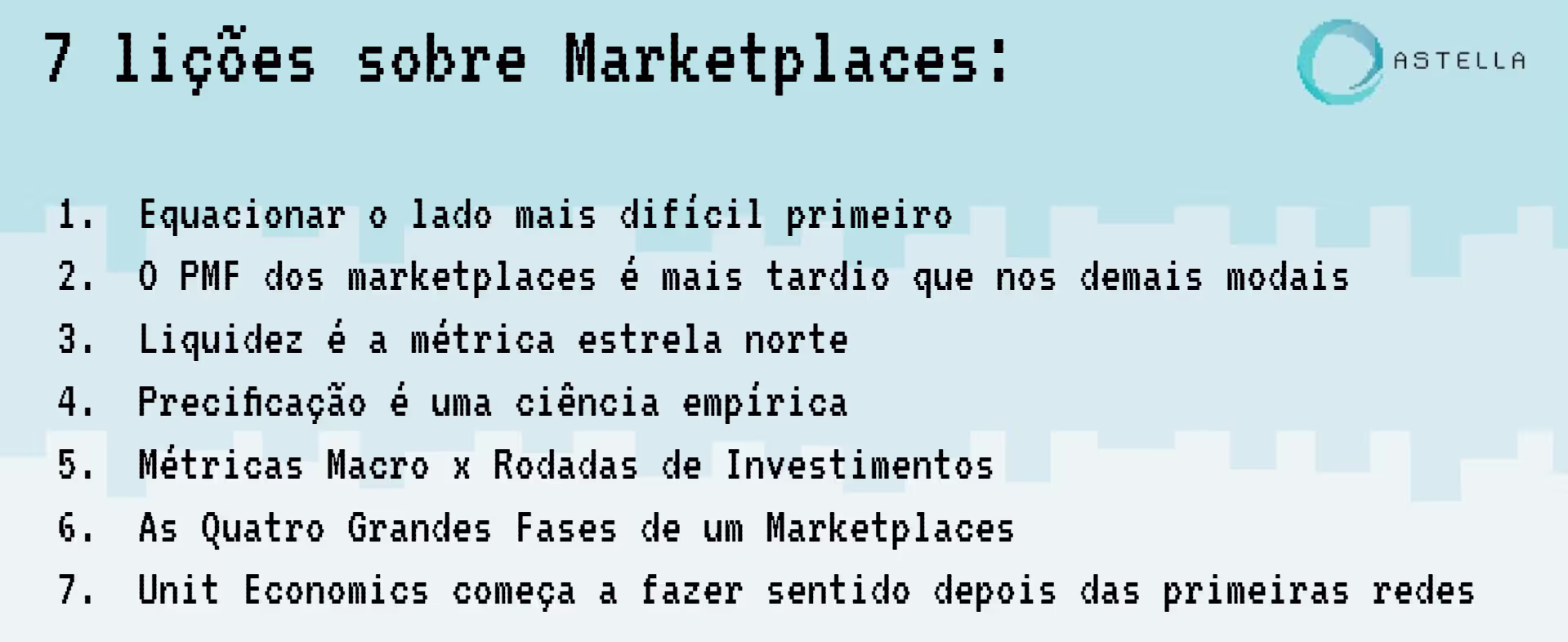 Sete Lições Sobre Marketplaces