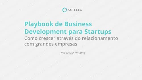 Playbook de Business Development para Startups