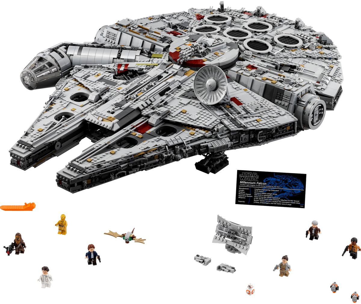 LEGO Star Wars Ultimate Collector Series Millennium Falcon set 75192, official LEGO product photo