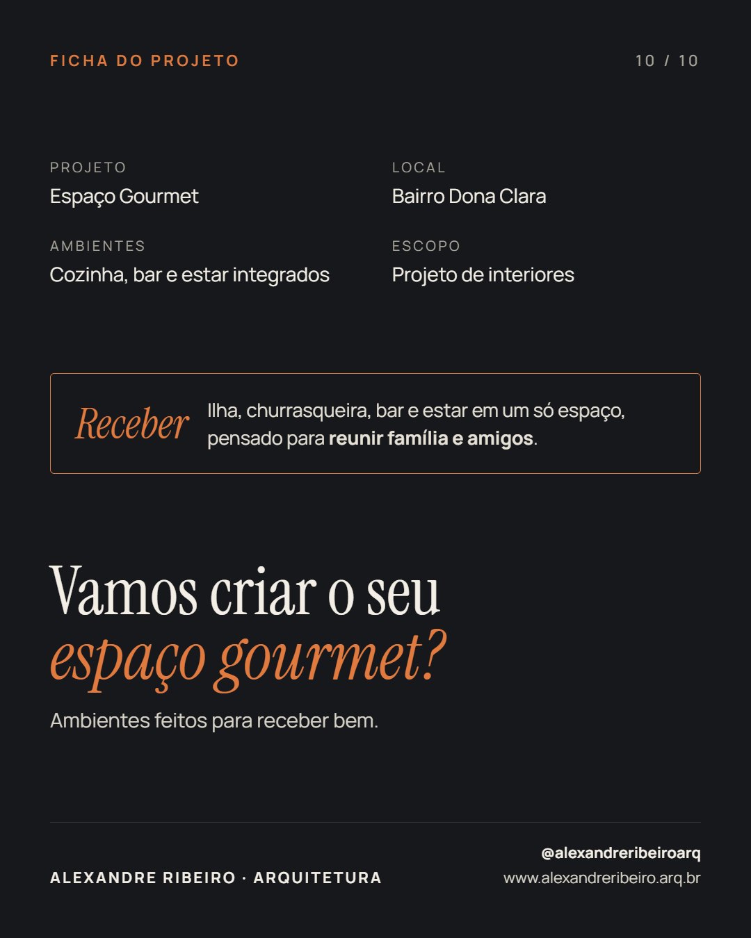 Espaço Gourmet Dona Clara – página 10 do Diário de Obra