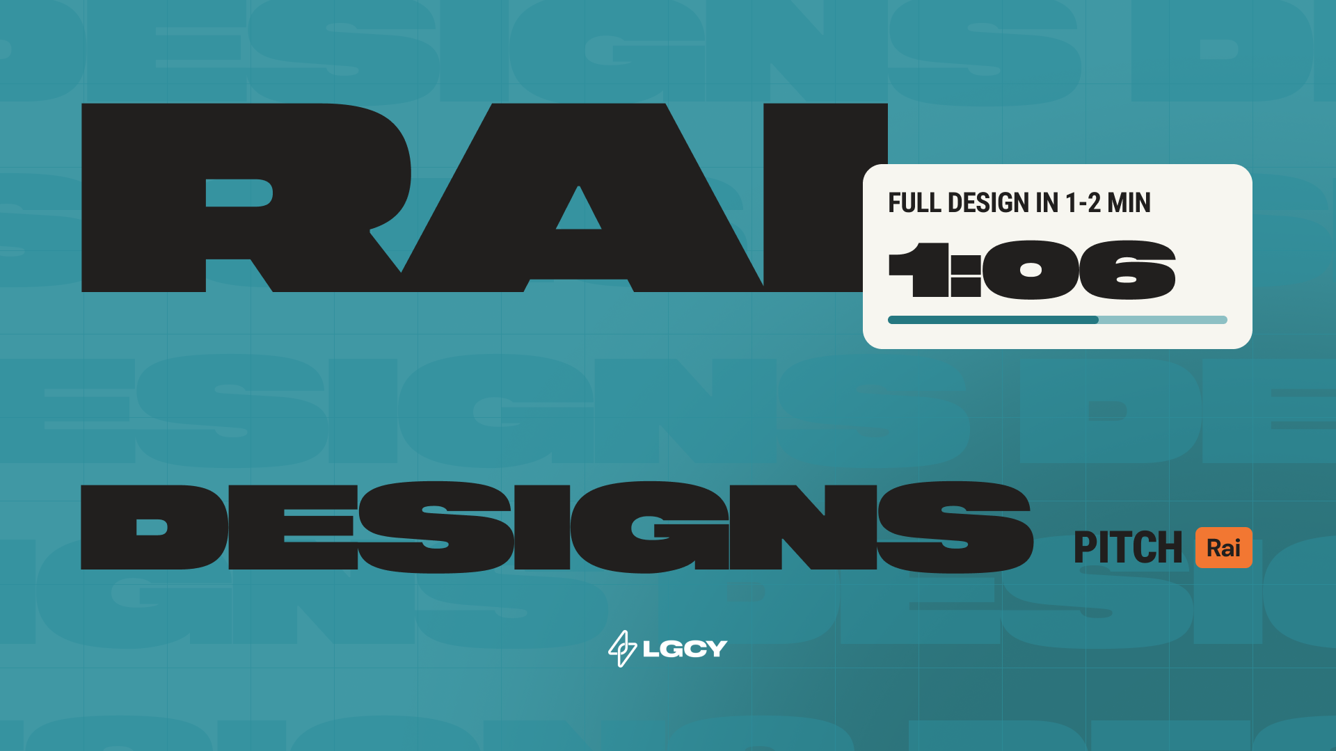 Rai Designs in Pitch: a full design in 1-2 minutes