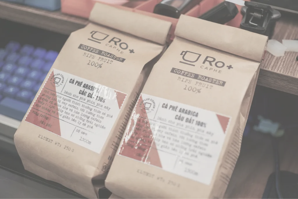 Coffee selection and product information
