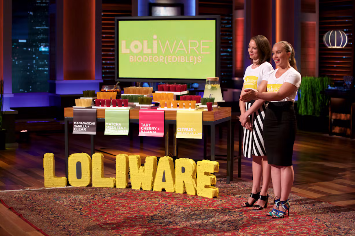 Won a Jell-O mold contest. Created a cup you could eat. 17-months to a deal on Shark Tank.