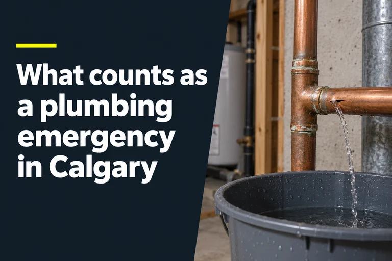 What Counts As A Plumbing Emergency In Calgary?
