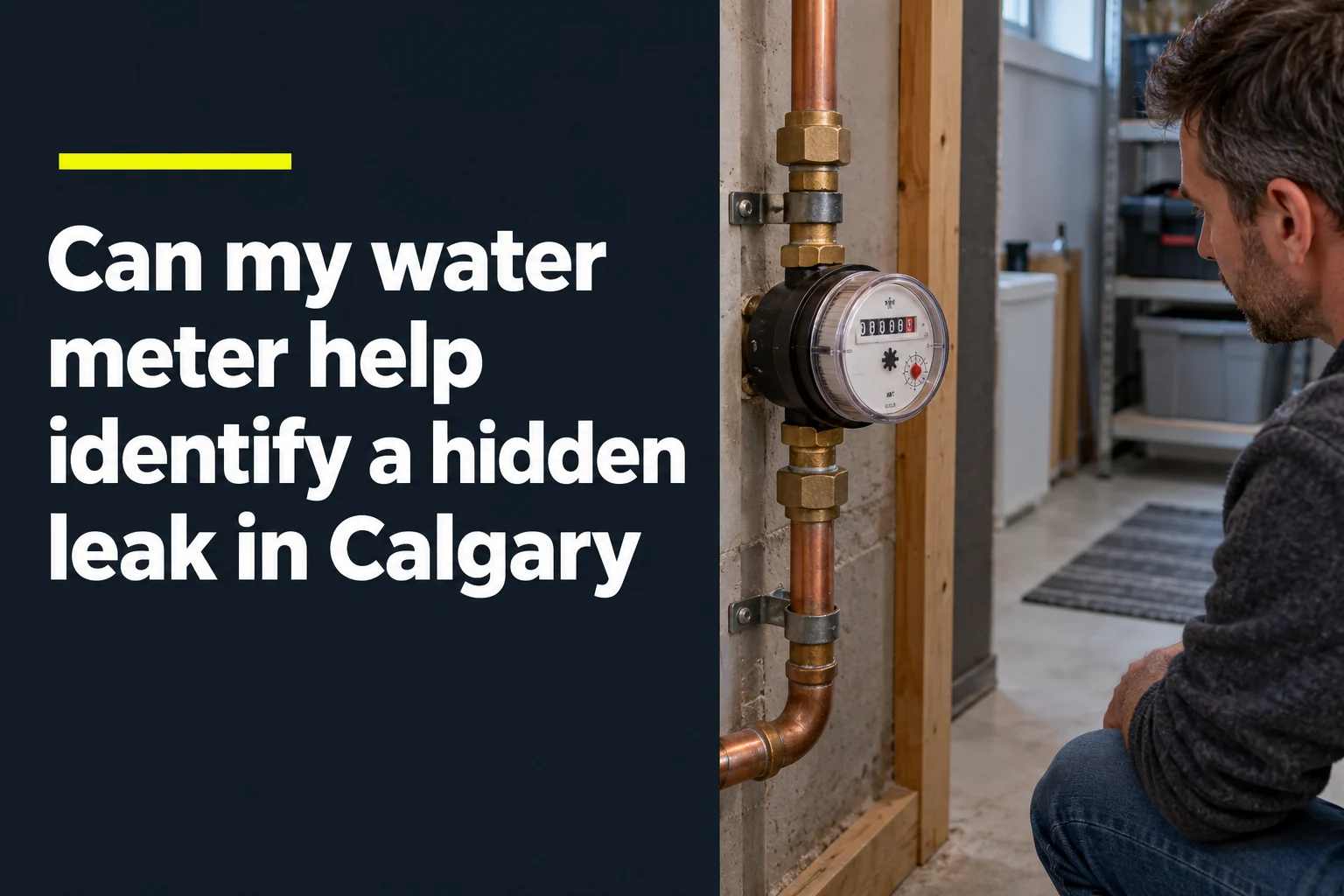 Can My Water Meter Help Identify A Hidden Leak In Calgary?
