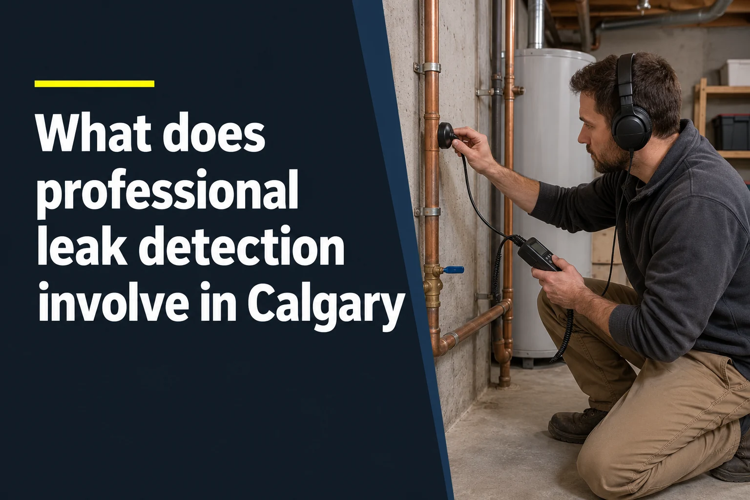 What Does Professional Leak Detection Involve In Calgary?