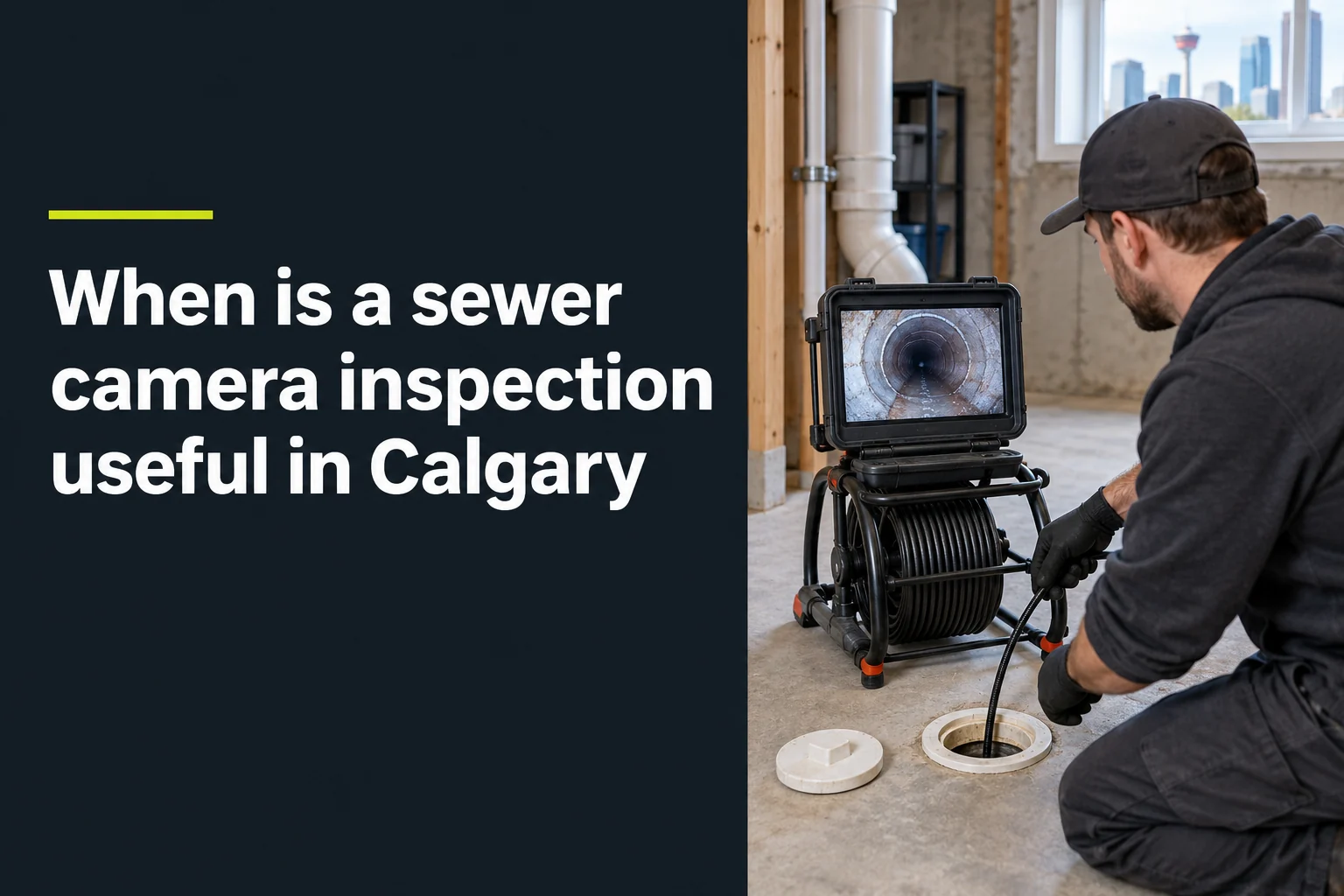 When Is A Sewer Camera Inspection Useful In Calgary?