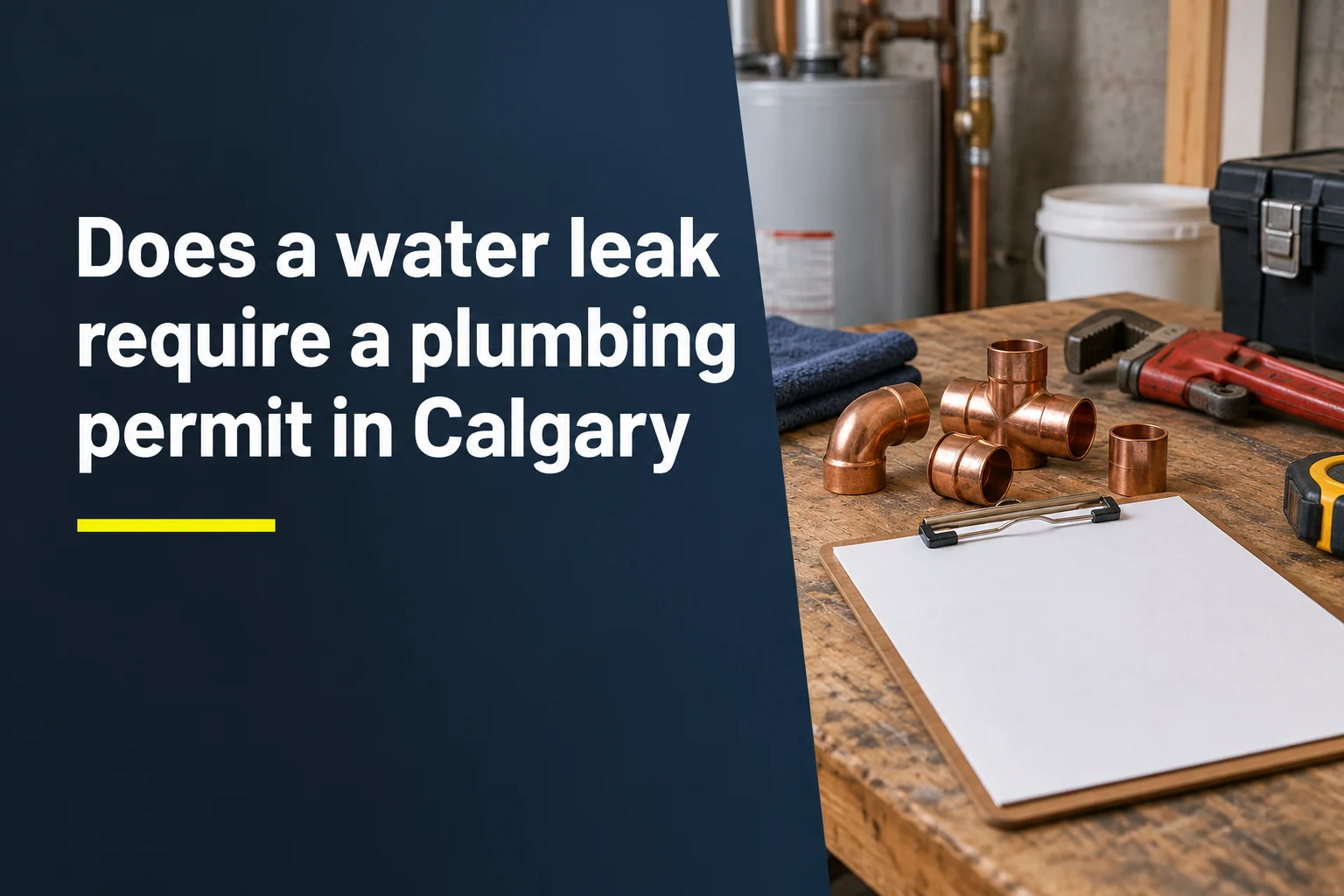 Does A Water Leak Require A Plumbing Permit In Calgary?