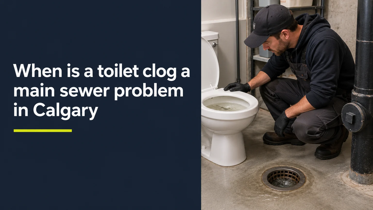 When Is A Toilet Clog A Main Sewer Problem In Calgary?