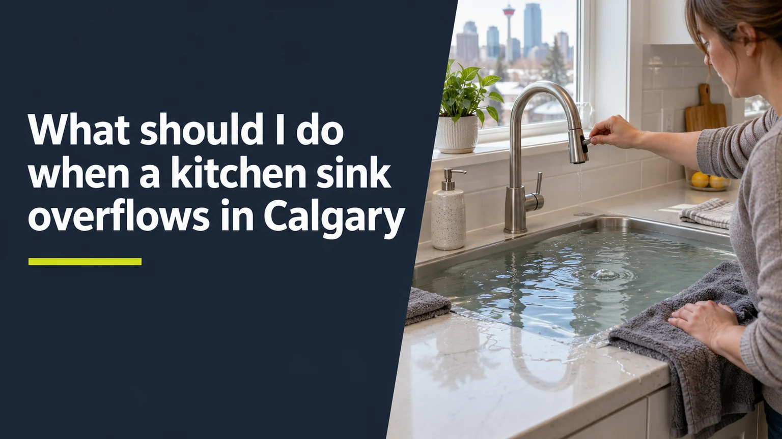 What Should I Do When A Kitchen Sink Overflows In Calgary?