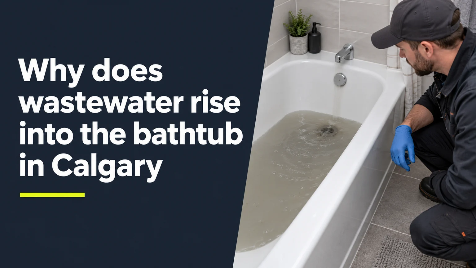 Why Does Wastewater Rise Into The Bathtub In Calgary?