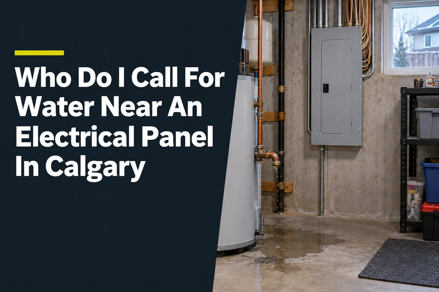 Who Do I Call For Water Near An Electrical Panel In Calgary?