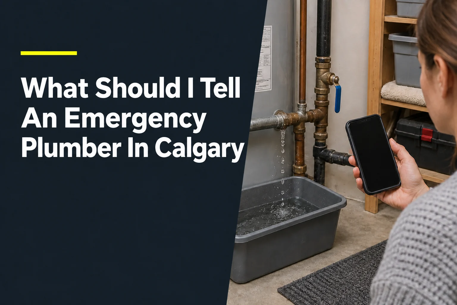 What Should I Tell An Emergency Plumber In Calgary?
