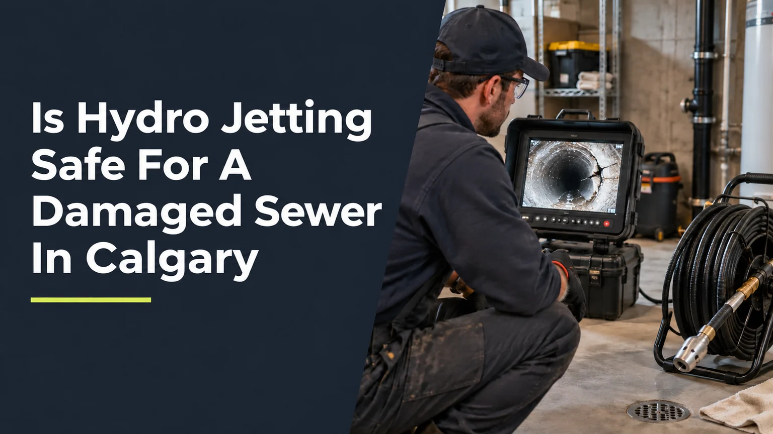 Is Hydro Jetting Safe For A Damaged Sewer In Calgary?