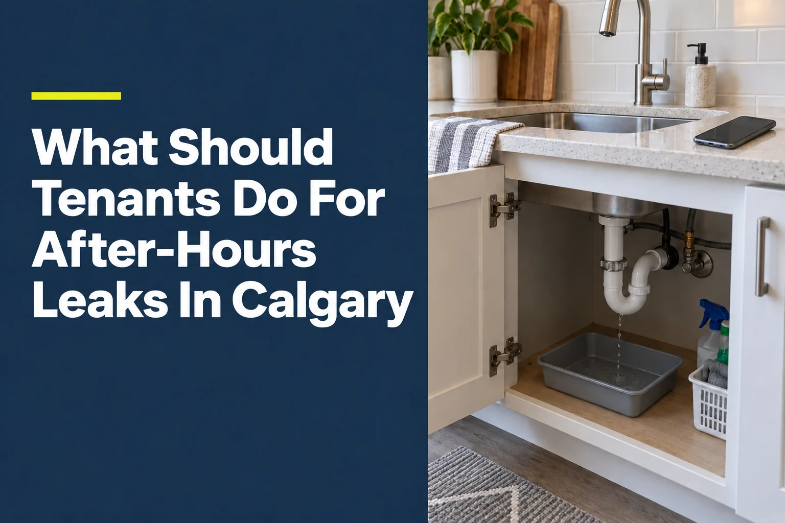 What Should Tenants Do For After-Hours Leaks In Calgary?