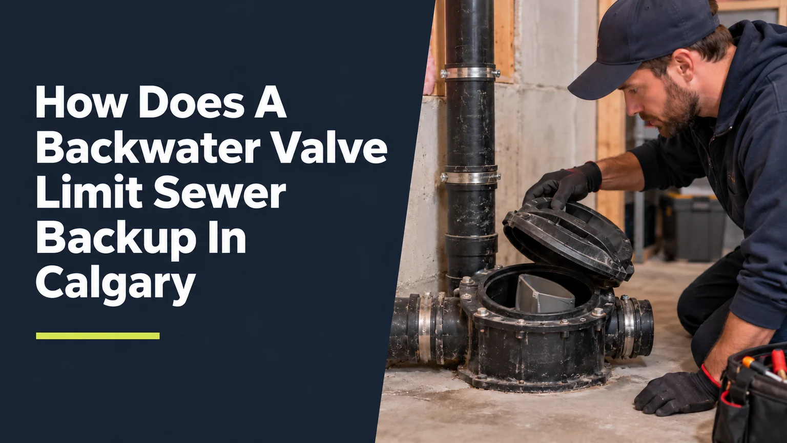 How Does A Backwater Valve Limit Sewer Backup In Calgary?