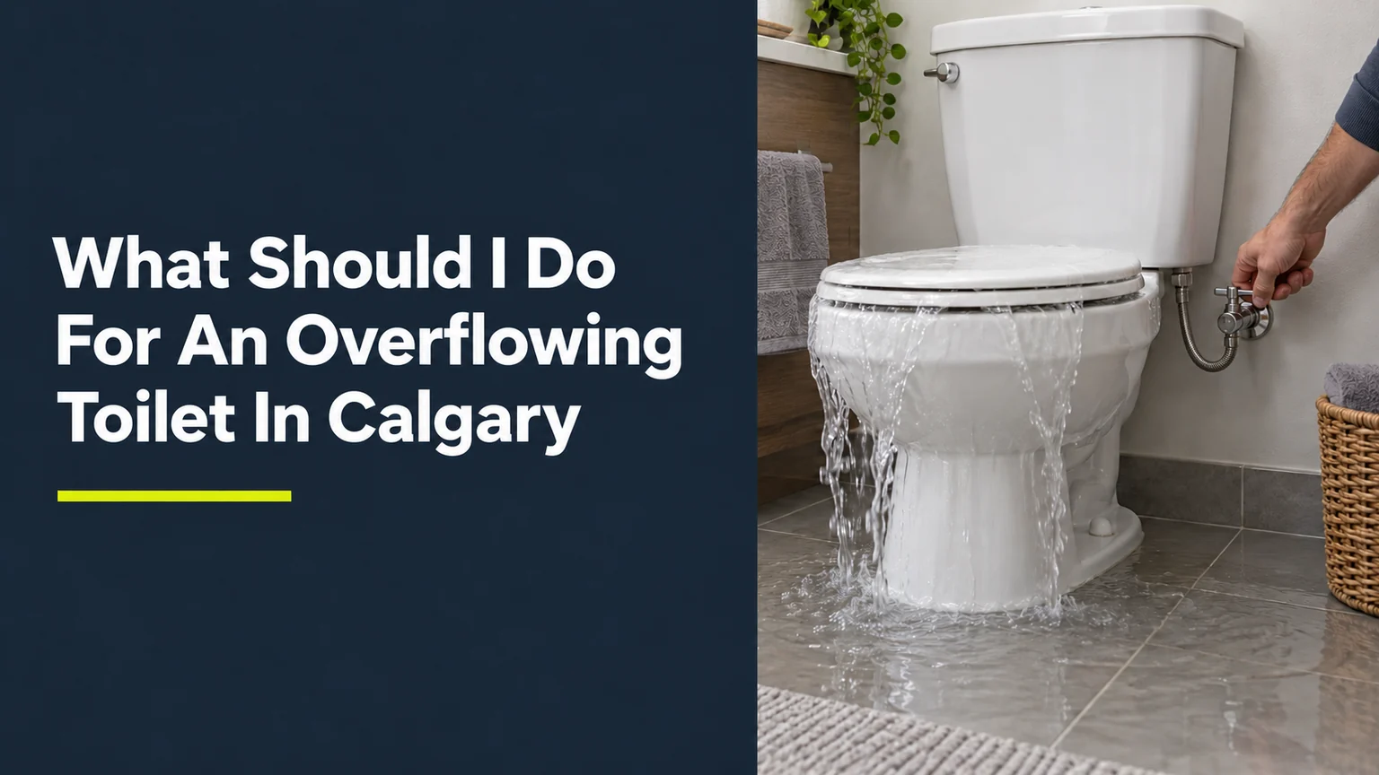 What Should I Do For An Overflowing Toilet In Calgary?