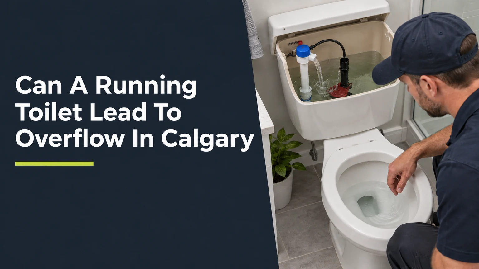 Can A Running Toilet Lead To Overflow In Calgary?